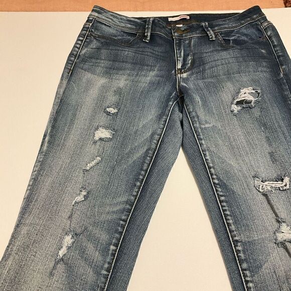 Vintage Bongo Jeans. 5. Distressed straight leg - Picture 8 of 9